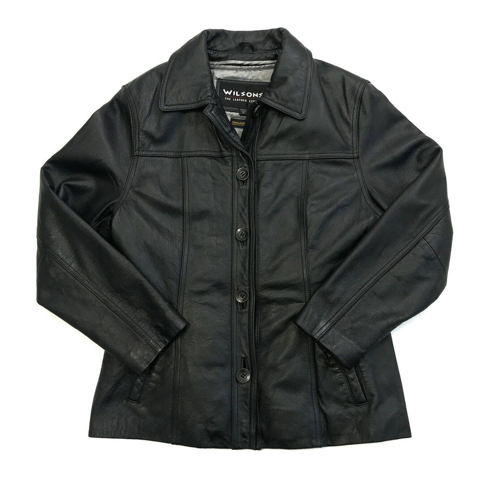 Wilsons Leather Motorcycle Jacket Medium